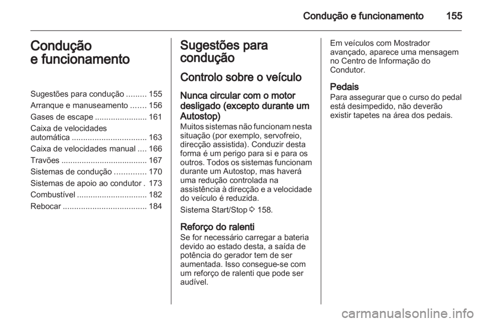 OPEL ASTRA J HB5 & ST 2012  Manual de Instruções (in Portugues) 