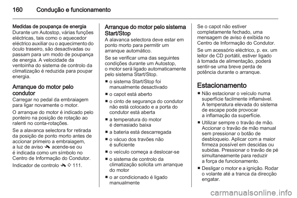 OPEL ASTRA J HB5 & ST 2012  Manual de Instruções (in Portugues) 