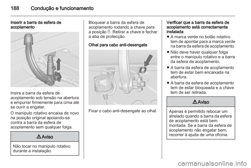OPEL ASTRA J HB5 & ST 2012  Manual de Instruções (in Portugues) 
