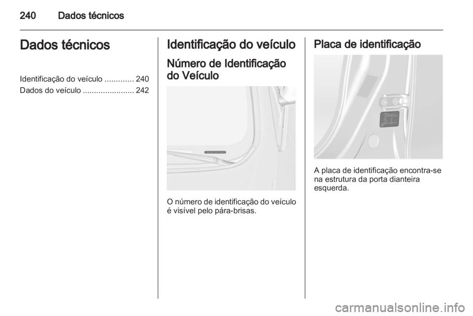 OPEL ASTRA J HB5 & ST 2012  Manual de Instruções (in Portugues) 