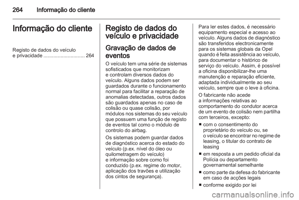 OPEL ASTRA J HB5 & ST 2012  Manual de Instruções (in Portugues) 