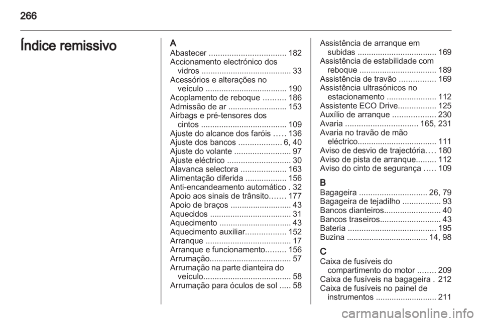 OPEL ASTRA J HB5 & ST 2012  Manual de Instruções (in Portugues) 