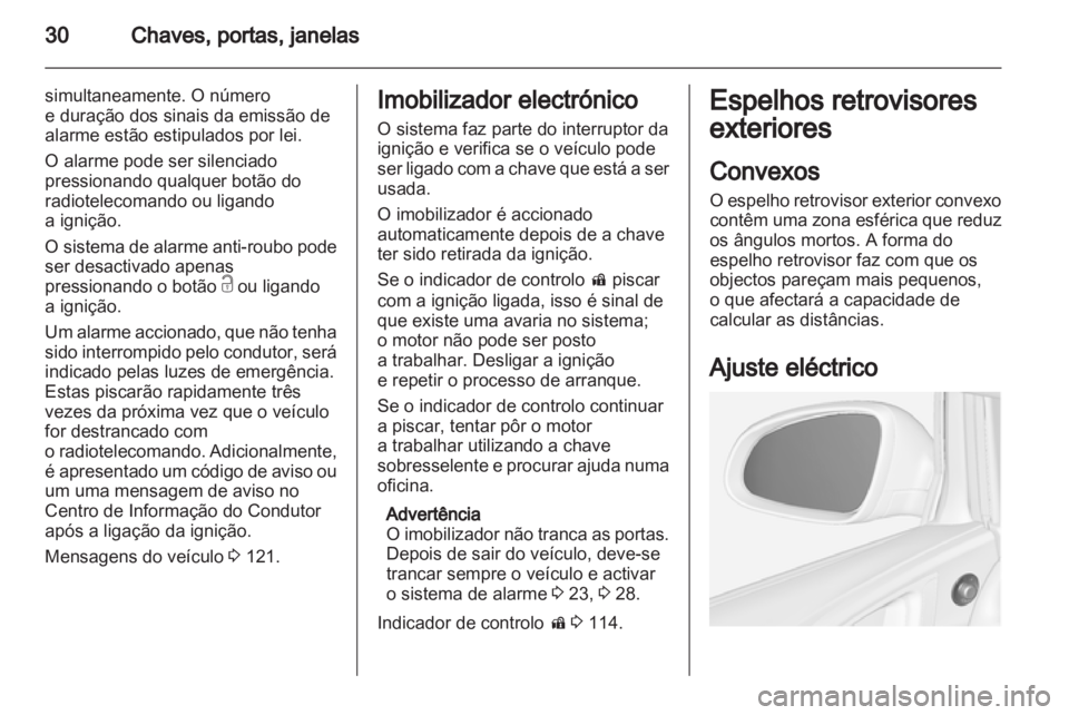 OPEL ASTRA J HB5 & ST 2012  Manual de Instruções (in Portugues) 