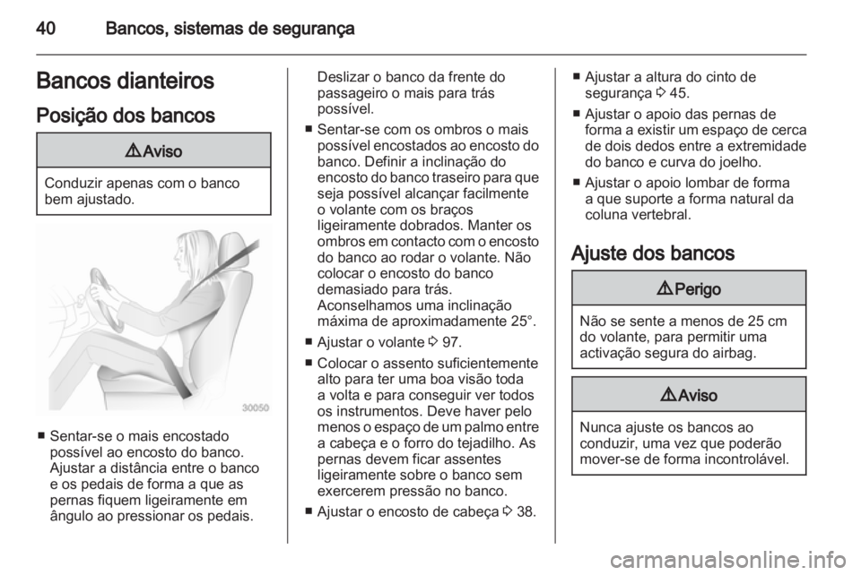OPEL ASTRA J HB5 & ST 2012  Manual de Instruções (in Portugues) 