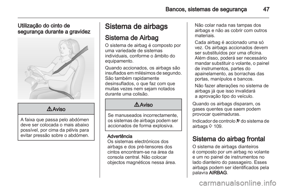 OPEL ASTRA J HB5 & ST 2012  Manual de Instruções (in Portugues) 