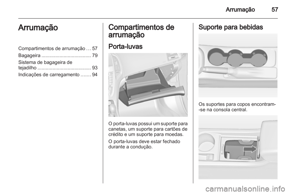 OPEL ASTRA J HB5 & ST 2012  Manual de Instruções (in Portugues) 
