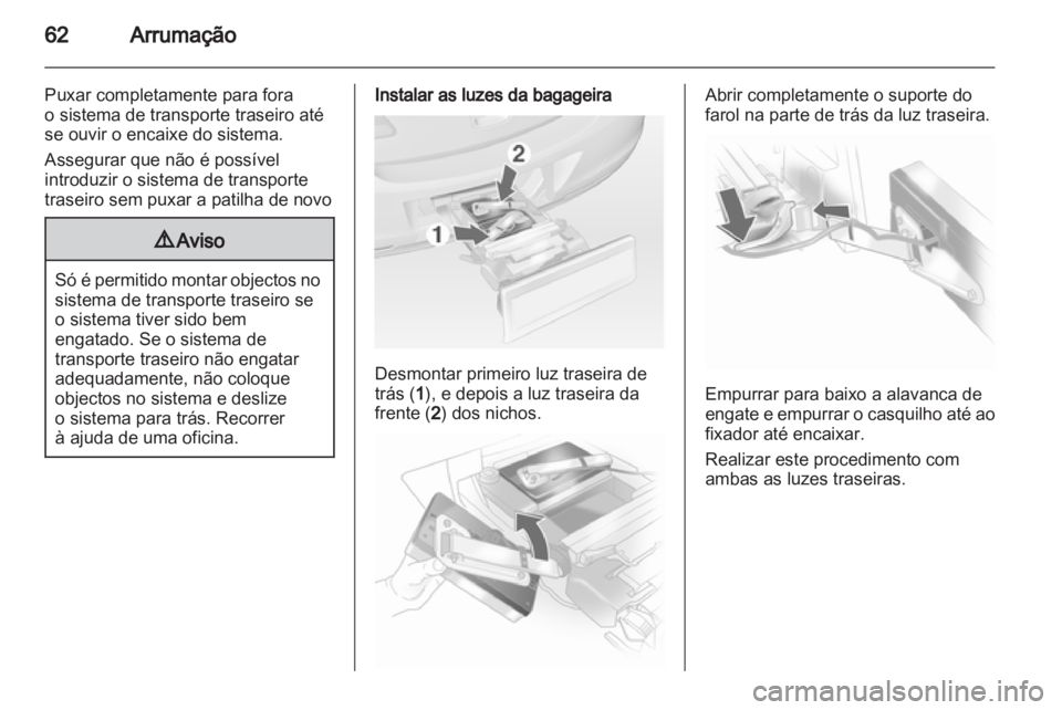 OPEL ASTRA J HB5 & ST 2012  Manual de Instruções (in Portugues) 