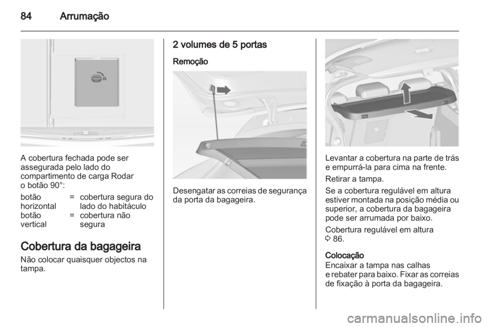 OPEL ASTRA J HB5 & ST 2012  Manual de Instruções (in Portugues) 