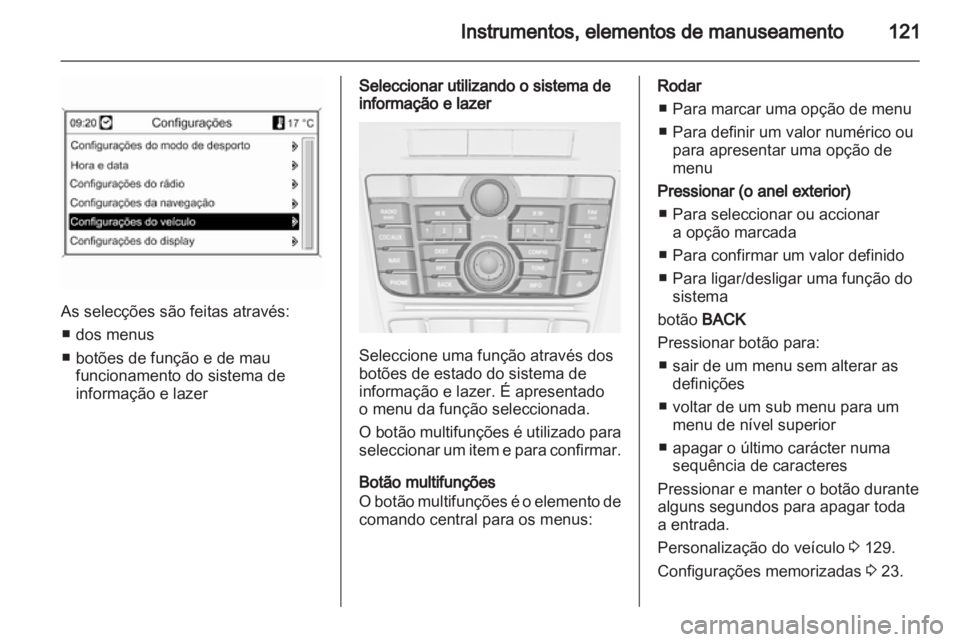 OPEL ASTRA J HB5 & ST 2012.5  Manual de Instruções (in Portugues) 
