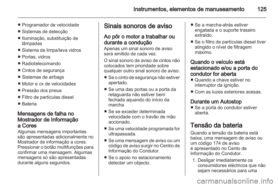 OPEL ASTRA J HB5 & ST 2012.5  Manual de Instruções (in Portugues) 