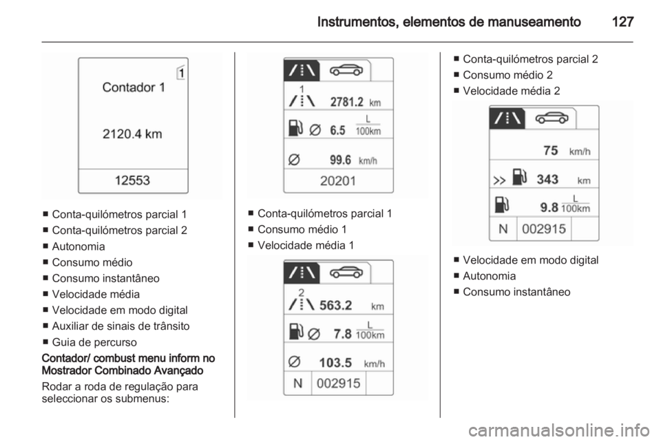 OPEL ASTRA J HB5 & ST 2012.5  Manual de Instruções (in Portugues) 