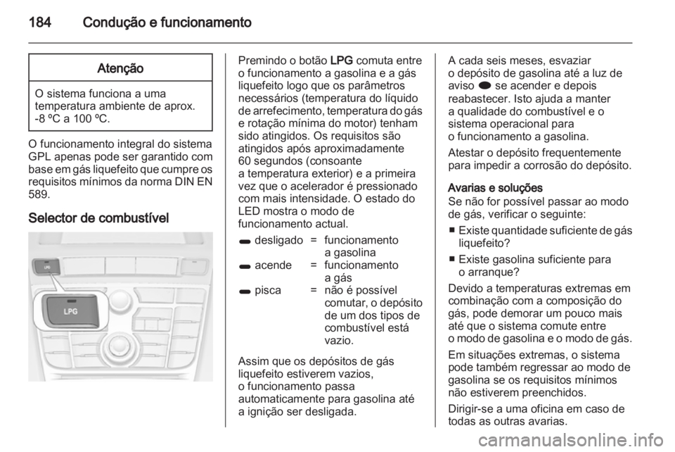 OPEL ASTRA J HB5 & ST 2012.5  Manual de Instruções (in Portugues) 