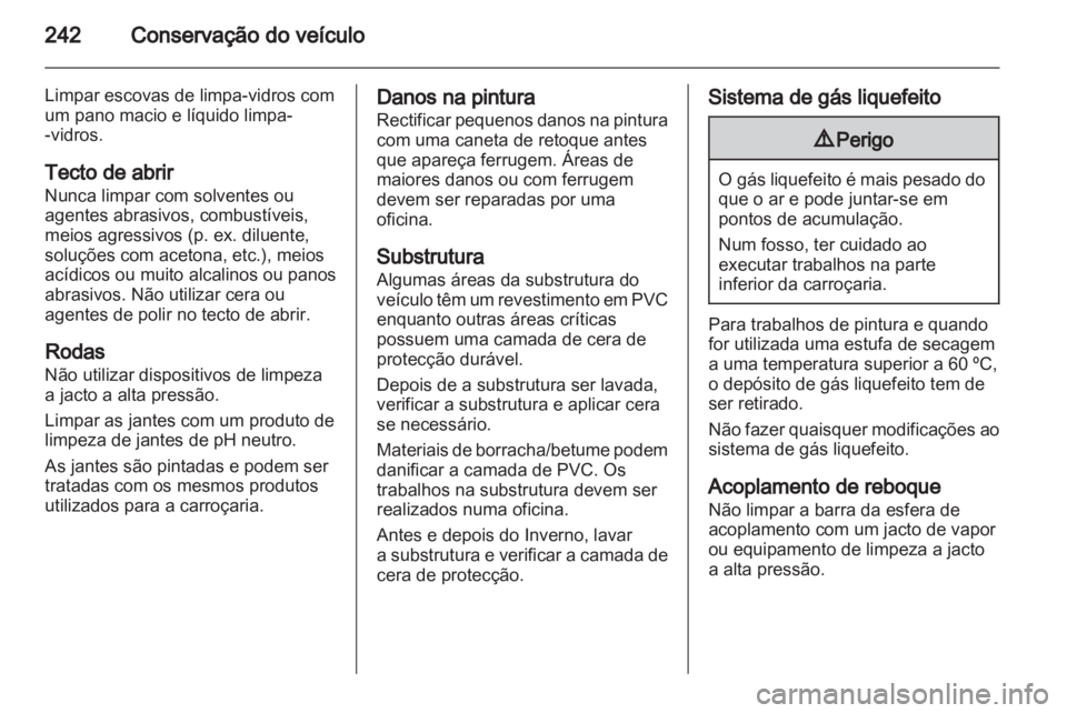 OPEL ASTRA J HB5 & ST 2012.5  Manual de Instruções (in Portugues) 