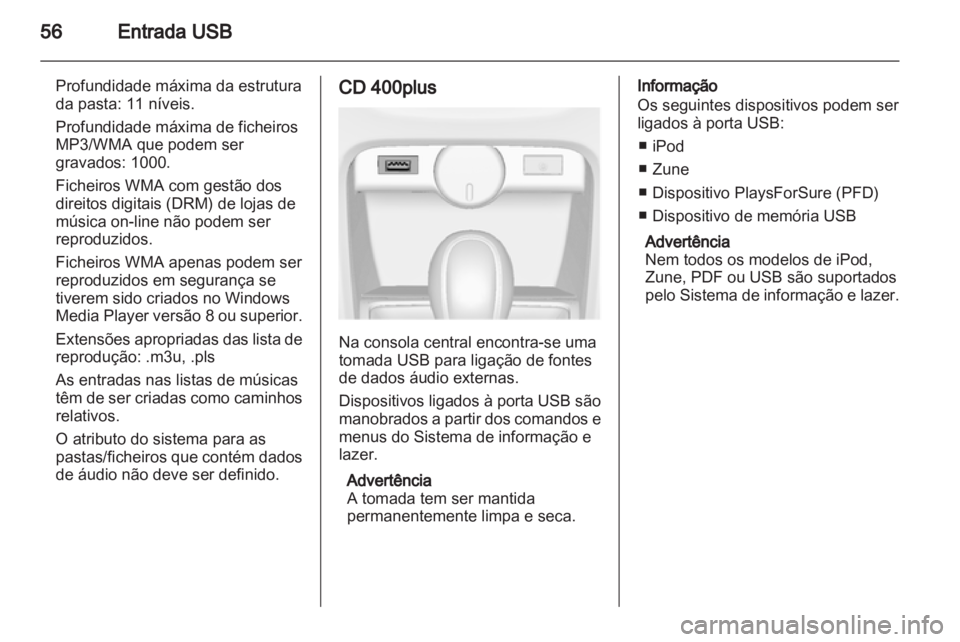 OPEL CASCADA 2013.5  Manual de Informação e Lazer (in Portugues) 