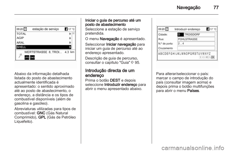 OPEL CASCADA 2013.5  Manual de Informação e Lazer (in Portugues) 