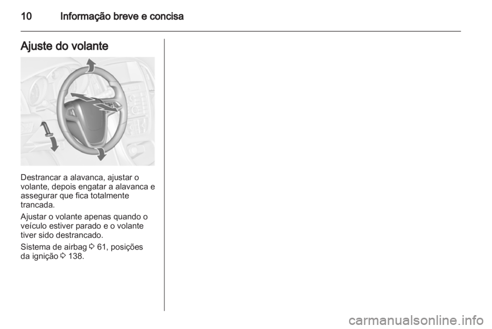 OPEL CASCADA 2013.5  Manual de Instruções (in Portugues) 