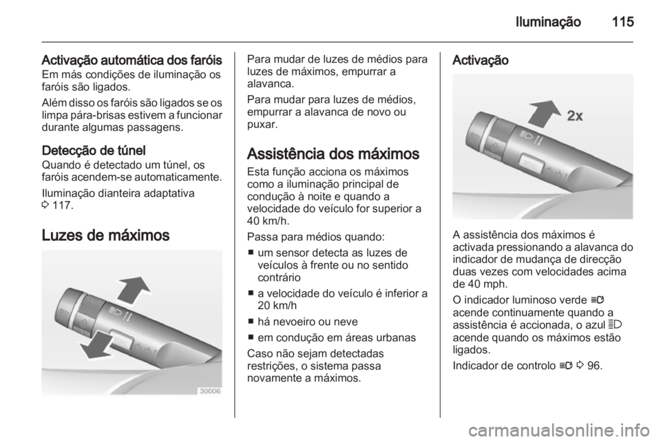 OPEL CASCADA 2013.5  Manual de Instruções (in Portugues) 