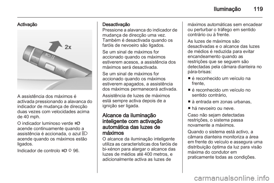 OPEL CASCADA 2013.5  Manual de Instruções (in Portugues) 