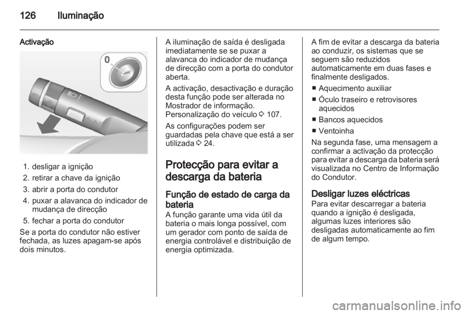 OPEL CASCADA 2013.5  Manual de Instruções (in Portugues) 