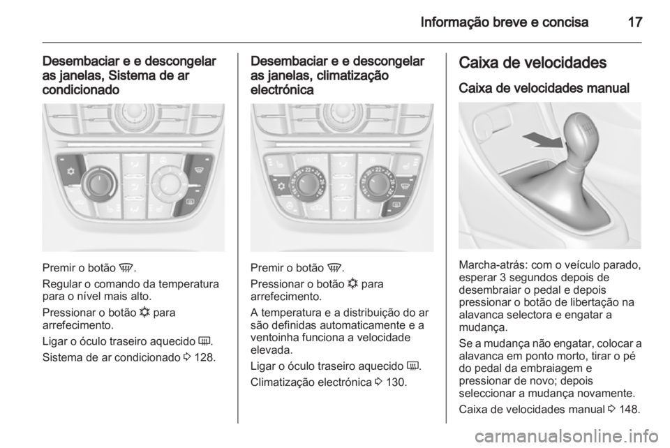OPEL CASCADA 2013.5  Manual de Instruções (in Portugues) 