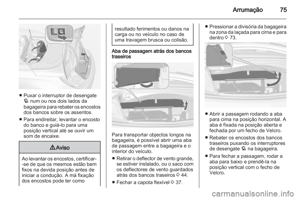 OPEL CASCADA 2013.5  Manual de Instruções (in Portugues) 