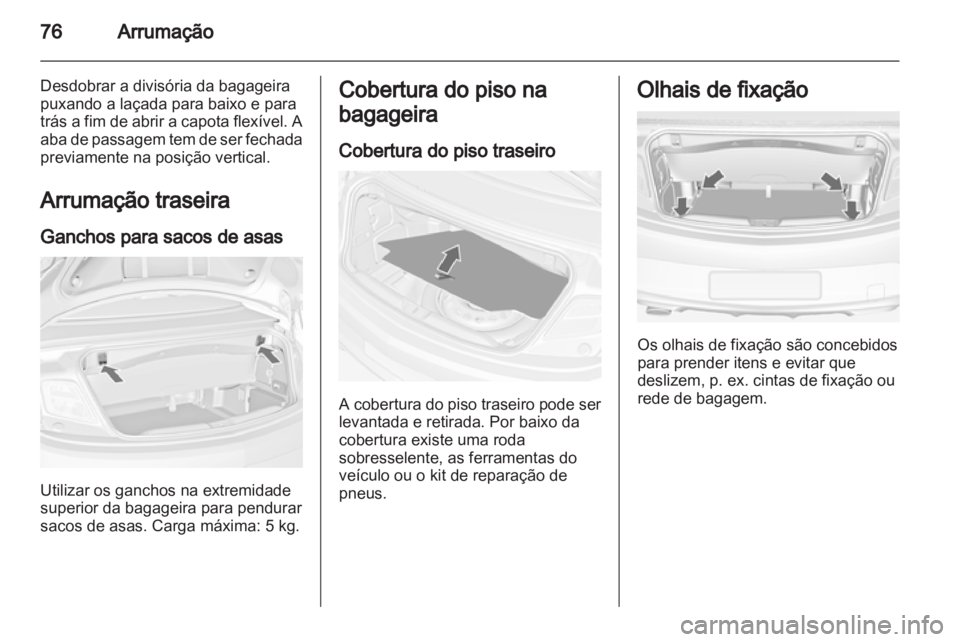 OPEL CASCADA 2013.5  Manual de Instruções (in Portugues) 
