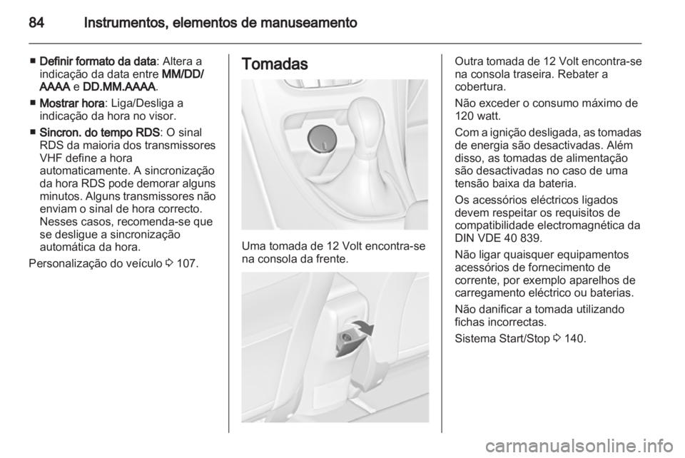 OPEL CASCADA 2013.5  Manual de Instruções (in Portugues) 