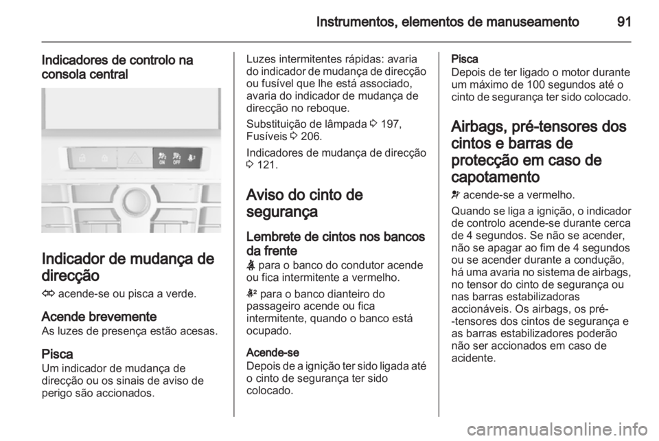 OPEL CASCADA 2013.5  Manual de Instruções (in Portugues) 