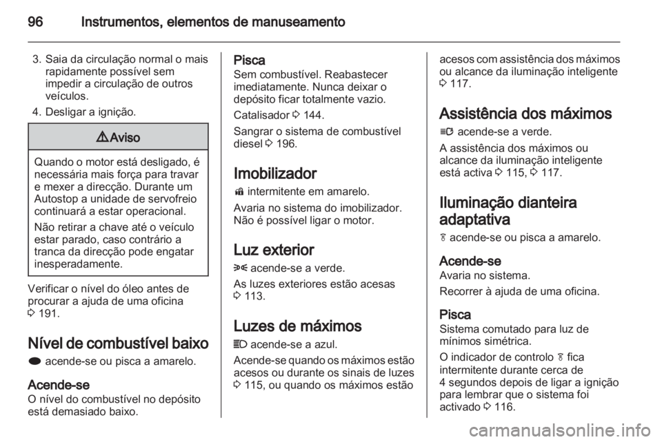 OPEL CASCADA 2013.5  Manual de Instruções (in Portugues) 