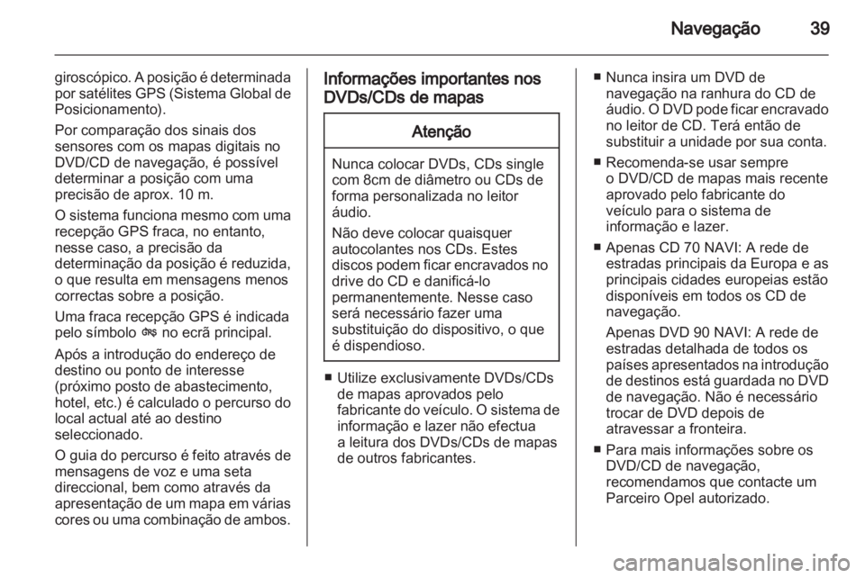 OPEL COMBO 2011  Manual de Informação e Lazer (in Portugues) 