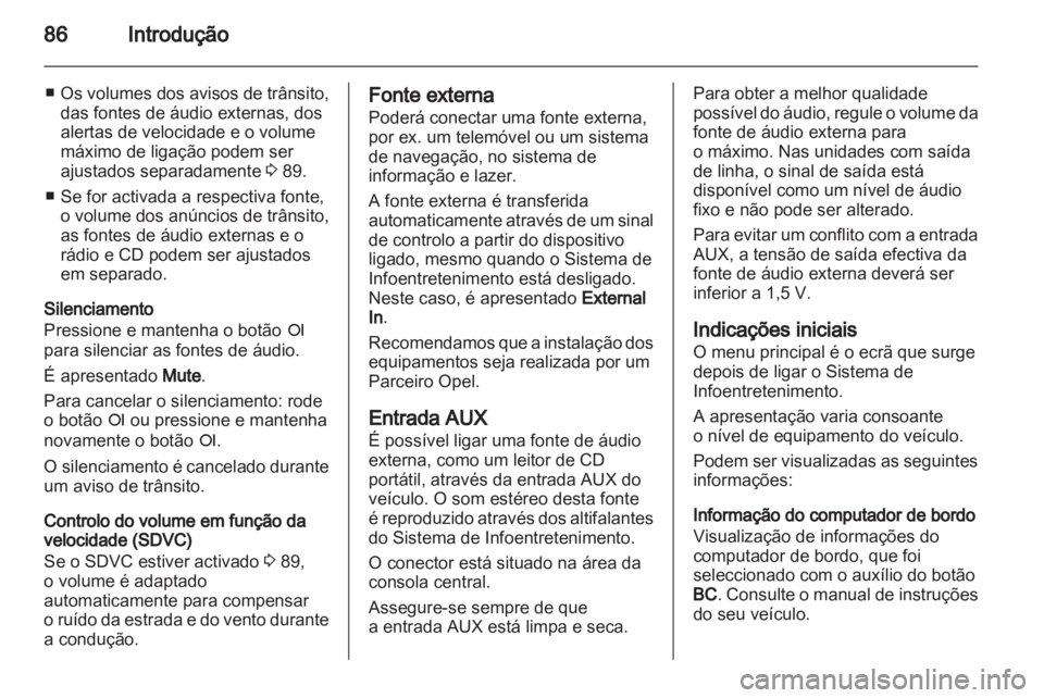 OPEL COMBO 2011  Manual de Informação e Lazer (in Portugues) 