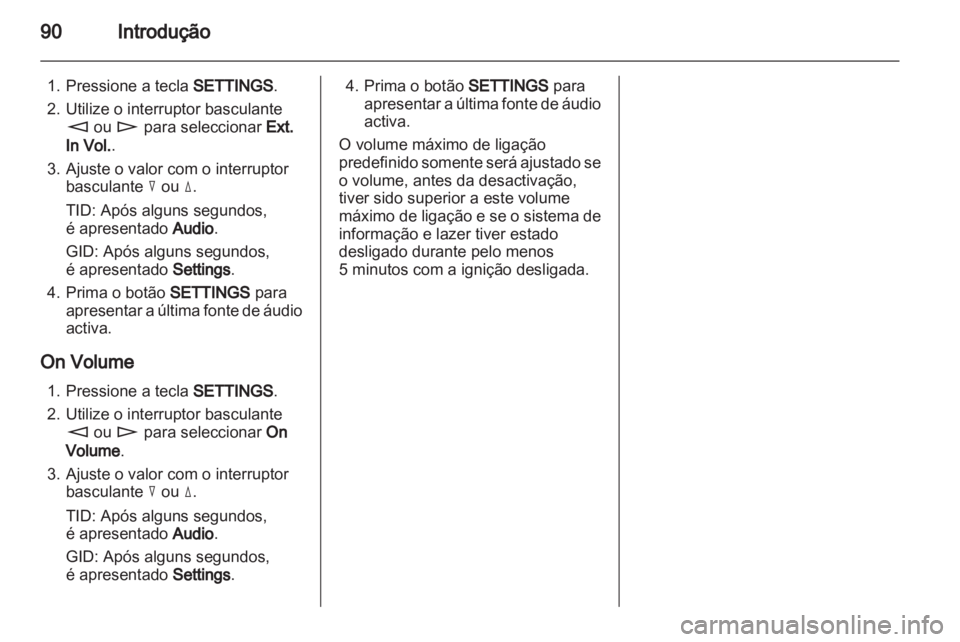 OPEL COMBO 2011  Manual de Informação e Lazer (in Portugues) 