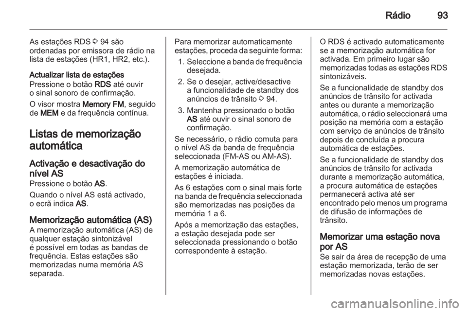 OPEL COMBO 2011  Manual de Informação e Lazer (in Portugues) 