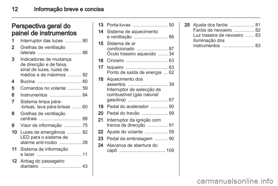 OPEL COMBO 2011  Manual de Instruções (in Portugues) 
