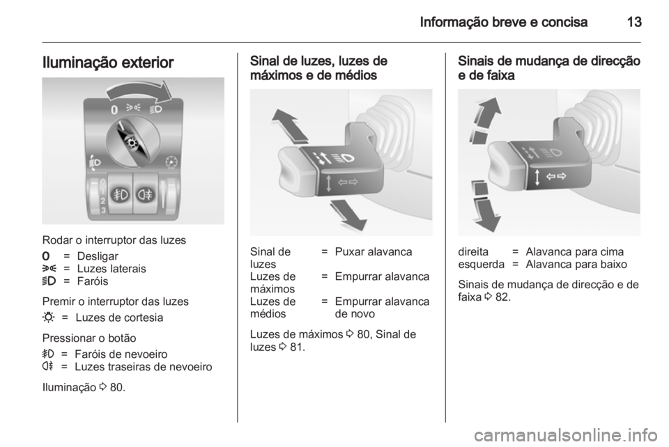OPEL COMBO 2011  Manual de Instruções (in Portugues) 
