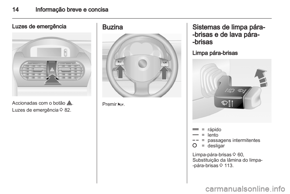 OPEL COMBO 2011  Manual de Instruções (in Portugues) 