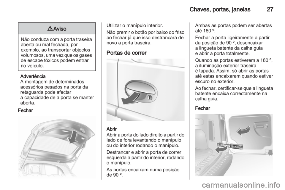 OPEL COMBO 2011  Manual de Instruções (in Portugues) 