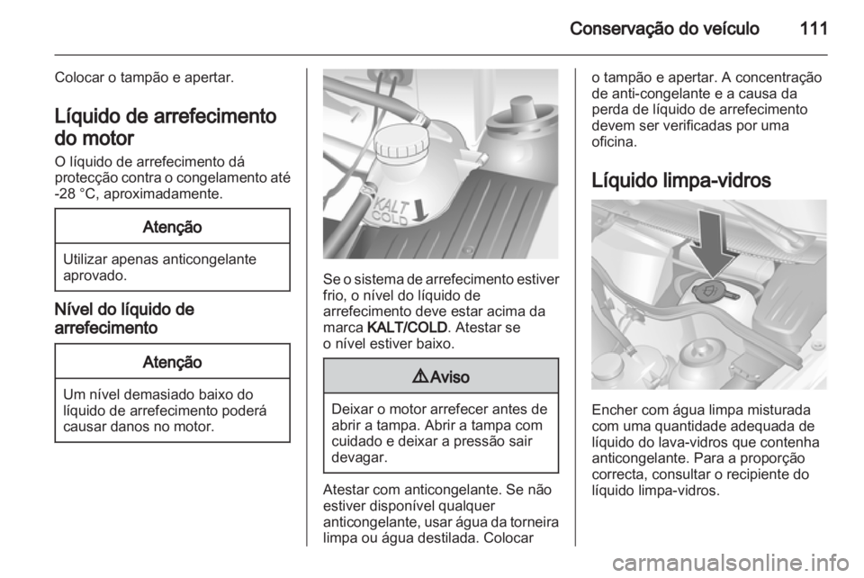 OPEL COMBO 2011.5  Manual de Instruções (in Portugues) 