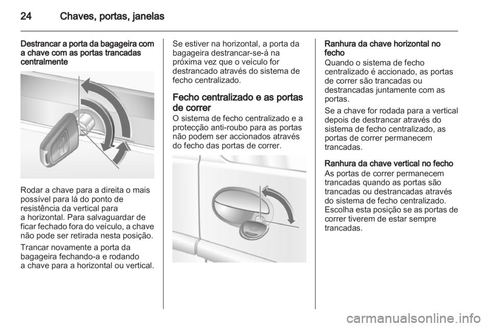 OPEL COMBO 2011.5  Manual de Instruções (in Portugues) 