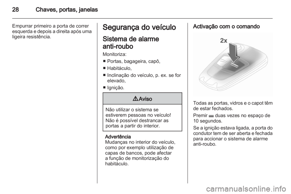 OPEL COMBO 2011.5  Manual de Instruções (in Portugues) 