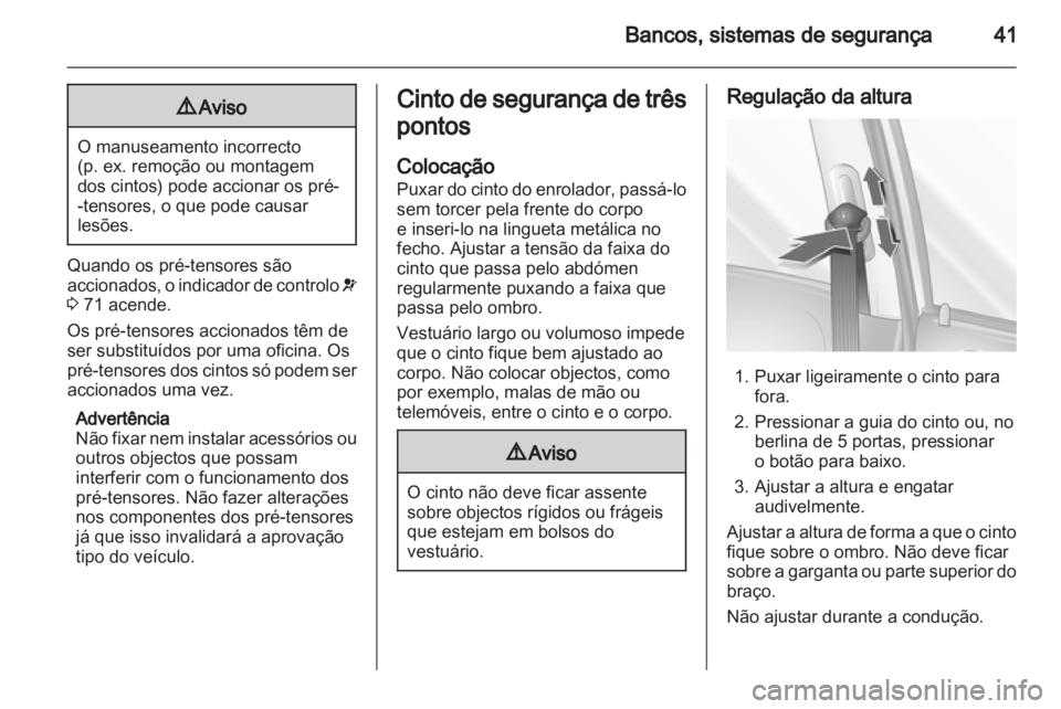 OPEL COMBO 2011.5  Manual de Instruções (in Portugues) 