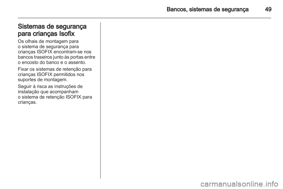 OPEL COMBO 2011.5  Manual de Instruções (in Portugues) 