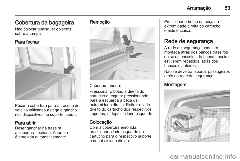 OPEL COMBO 2011.5  Manual de Instruções (in Portugues) 