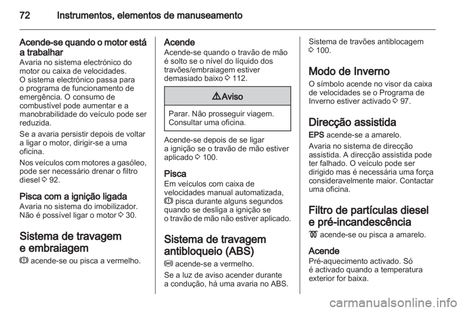 OPEL COMBO 2011.5  Manual de Instruções (in Portugues) 