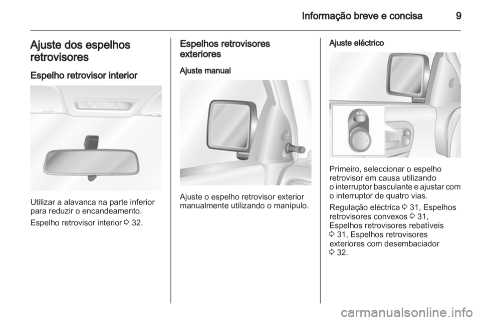 OPEL COMBO 2011.5  Manual de Instruções (in Portugues) 