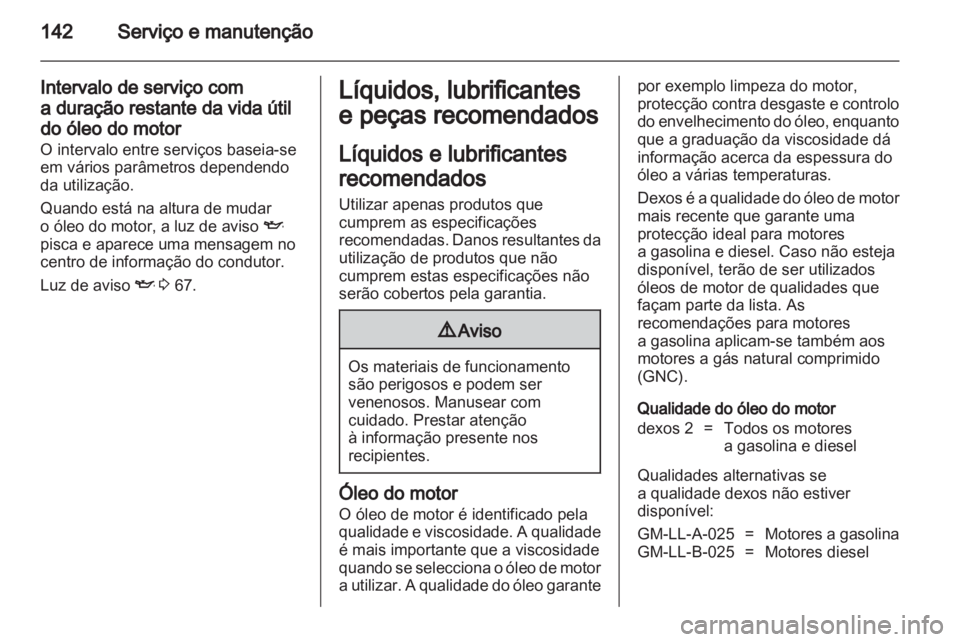 OPEL COMBO D 2012  Manual de Instruções (in Portugues) 