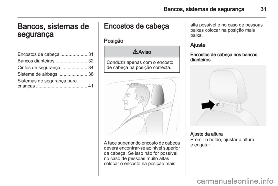 OPEL COMBO D 2012  Manual de Instruções (in Portugues) 