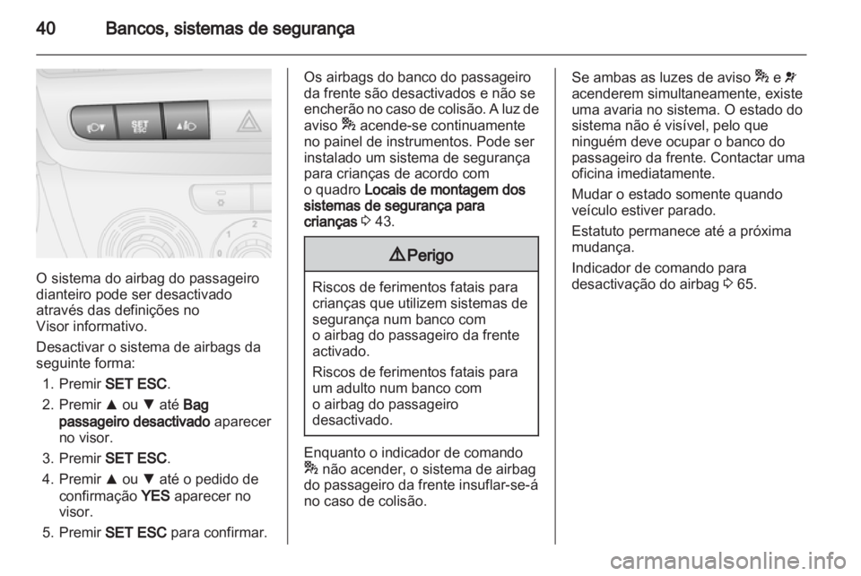 OPEL COMBO D 2012  Manual de Instruções (in Portugues) 
