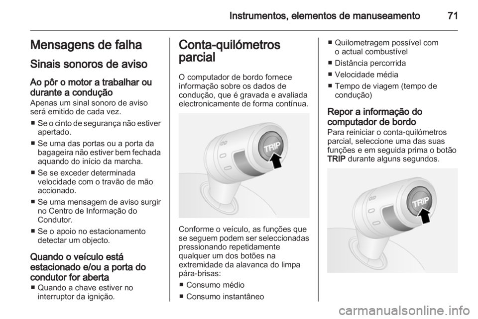OPEL COMBO D 2012  Manual de Instruções (in Portugues) 