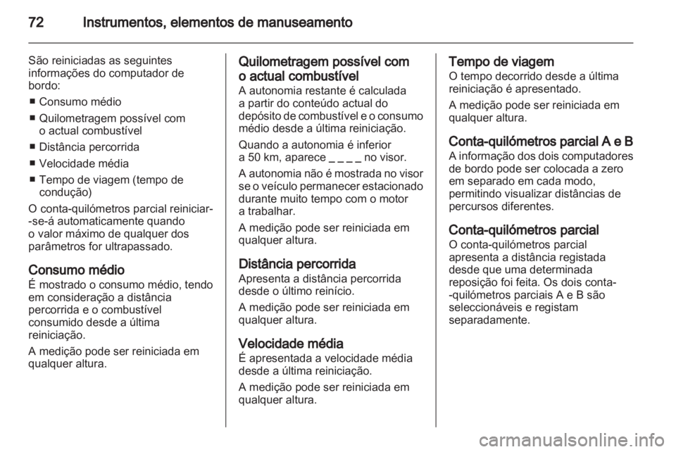 OPEL COMBO D 2012  Manual de Instruções (in Portugues) 